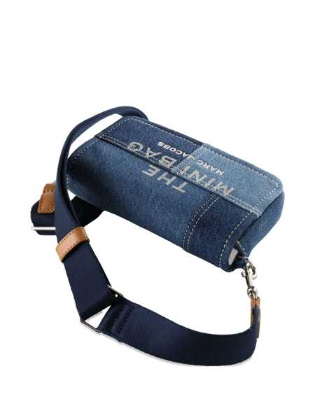 Genti de mana Marc Jacobs Marc Jacobs Marc Jacobs The Mini Bag In Denim Patchwork BLUE Femei (BM 19354701) 3