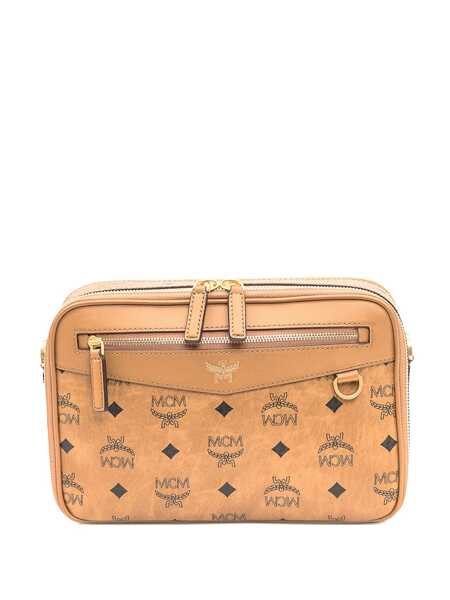 Genti de umar MCM Mcm Mcm Diamond Vi Crossbody Bag In Visetos Cognac BROWN Barbati (BM 19354737) 1