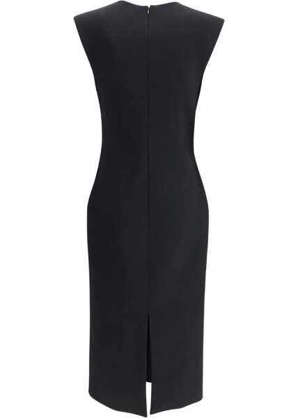 Rochii Givenchy V-Neck Pencil Dress BLACK Femei (BM 19355198) 2