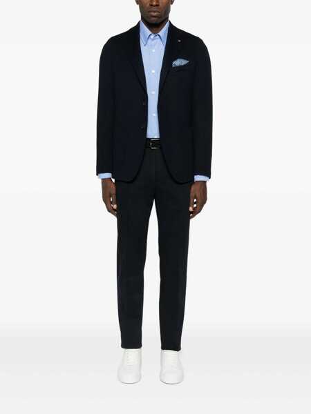 Pantaloni casual Incotex Cotton pants Blue Barbati (BM 19355202) 2