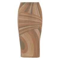 Fuste casual Iris print midi skirt Femei