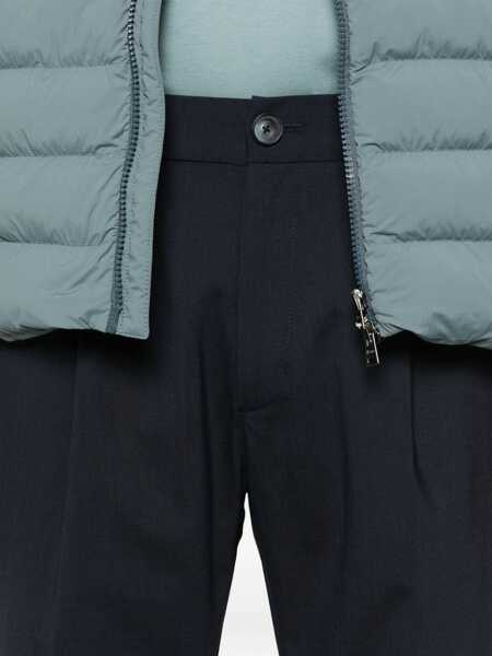 Pantaloni casual Herno Wool pants Blue Barbati (BM 19355268) 5