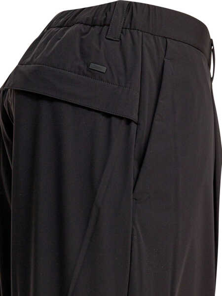 Pantaloni casual Herno Nylon cargo pants Black Barbati (BM 19355271) 4