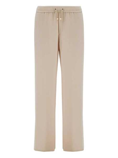 Pantaloni casual Herno Pants with elasticized waist Beige Femei (BM 19355286) 1