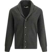 Cardigane Virgin Wool Shawl-Collar Cardigan Barbati