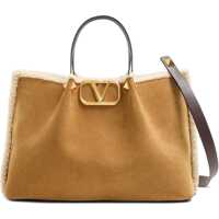 Genti de umar Suede and sheepskin medium Tote Bag Femei