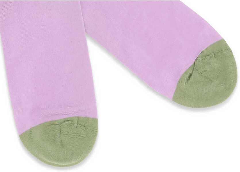 Sosete BONNE MAISON Two-tone cotton Socks PARME Femei (BM 19355324) 3