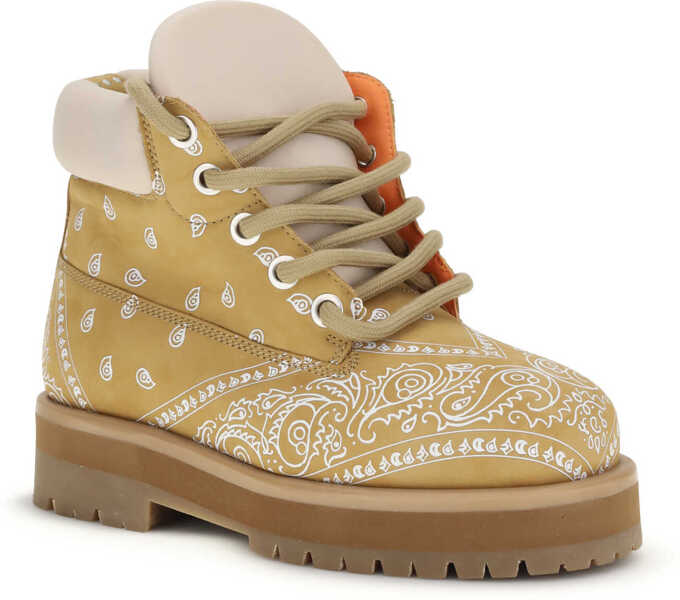 Sneakers PDF CHANNEL Strada Low Bandana YELLOW Barbati (BM 19355339) 2
