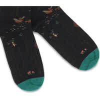 Sosete Dama - Sosete BONNE MAISON Nature-inspired pattern Socks NOIR Femei (BM 19355348) - B-mall.ro