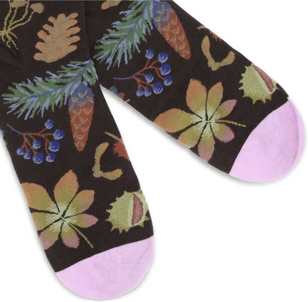 Sosete BONNE MAISON Nature-inspired Socks SEMIS MARRON FONCE Femei (BM 19355351) 3