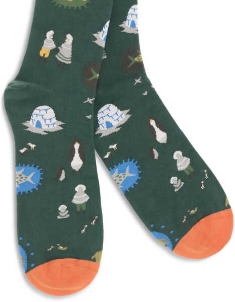 Sosete BONNE MAISON North Pole patterned Socks INTUIT FORET Femei (BM 19355357) 3