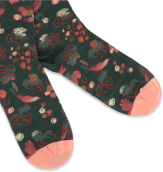 Sosete BONNE MAISON Nature-inspired pattern Socks RAISINS FORET Femei (BM 19355363) 3