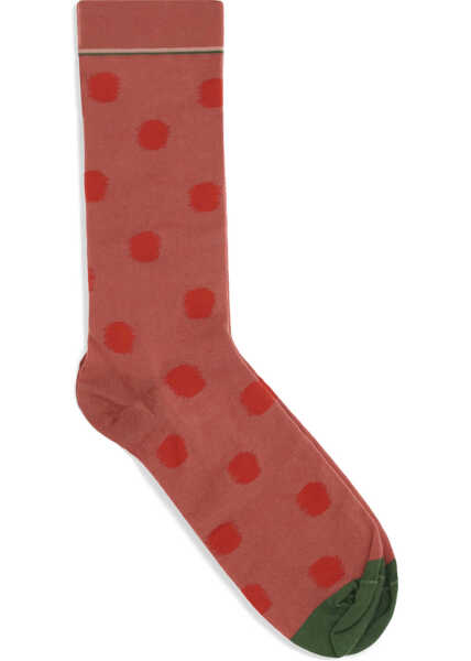 Sosete BONNE MAISON Polka-dot Socks POIS ROUGE Femei (BM 19355378) 2