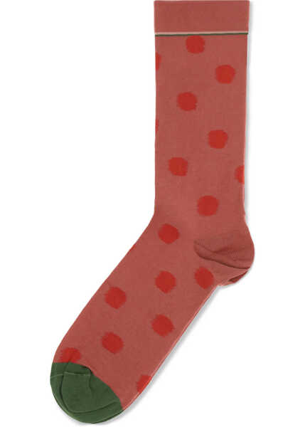 Sosete BONNE MAISON Polka-dot Socks POIS ROUGE Femei (BM 19355378) 1