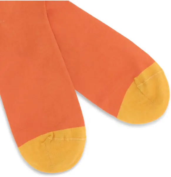 Sosete BONNE MAISON Two-Tone cotton Socks ORANGE Femei (BM 19355381) 3