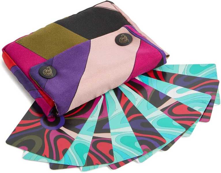 Esarfe PUCCI Marble print Playing Cards MULTICOLOR Femei (BM 19355390) 2