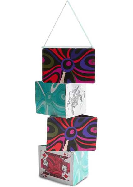 Esarfe PUCCI Marble print Playing Cards MULTICOLOR Femei (BM 19355390) 4