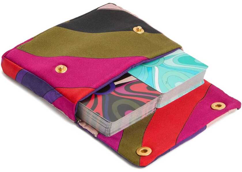 Esarfe PUCCI Marble print Playing Cards MULTICOLOR Femei (BM 19355390) 1