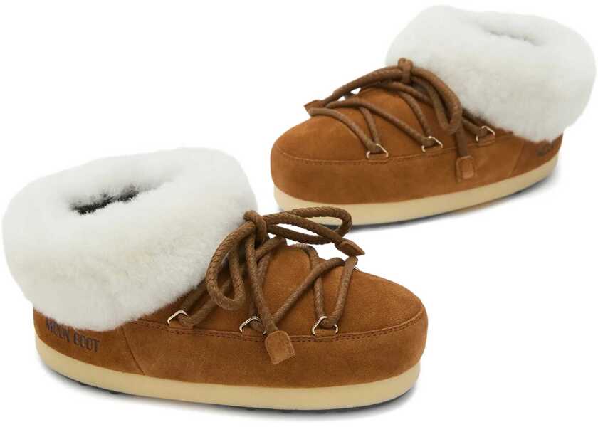 Cizme Moon Boot Leather Evx Mules BEIGE Femei (BM 19355405) 4