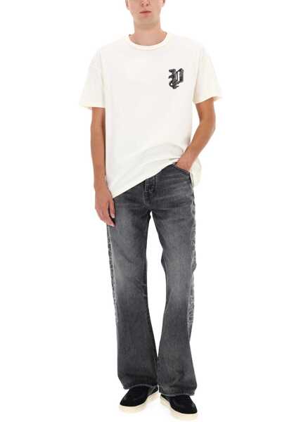 Tricouri PURPLE BRAND Scribbled P T-Shirt WHITE Barbati (BM 19355417) 2