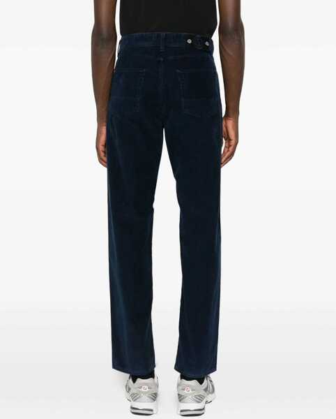 Pantaloni casual Stone Island Straight-leg corduroy Trousers INDIGO Barbati (BM 19355498) 4