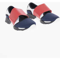Mocasini Fabric Slip On With Leather Details Fete