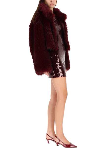 Rochii casual ROTATE Birger Christensen Sequined Mini Dress BORDEAUX Femei (BM 19355567) 2