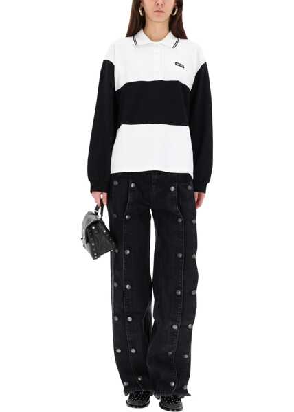 Blugi skinny ROTATE Birger Christensen Jeans With Button Detail BLACK Femei (BM 19355573) 2