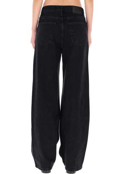 Blugi skinny ROTATE Birger Christensen Jeans With Button Detail BLACK Femei (BM 19355573) 4