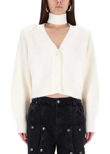 Cardigane ROTATE Birger Christensen Cardigan With Scarf IVORY Femei (BM 19355579) 1