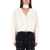 ROTATE Birger Christensen Cardigan With Scarf IVORY