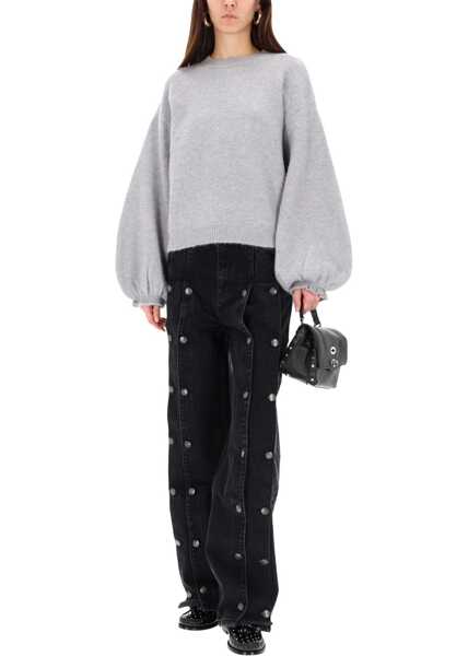 Pulovere ROTATE Birger Christensen Sweater With Wide Sleeves GREY Femei (BM 19355588) 2