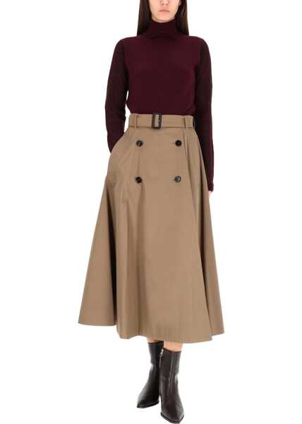 Pulovere casual Burberry Wool Blend Pullover BORDEAUX Femei (BM 19355603) 2