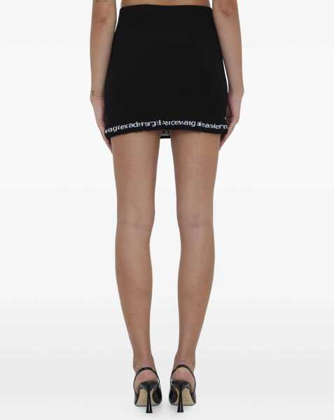 Fuste Alexander Wang Ribbed Mini Skirt BLACK Femei (BM 19355654) 4