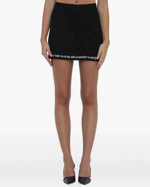 Fuste Alexander Wang Ribbed Mini Skirt BLACK Femei (BM 19355654) 1