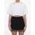 Alexander Wang Cropped Cotton Polo Shirt WHITE