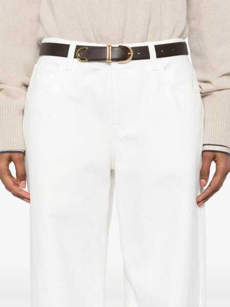 Blugi THE ROW Eglitta Jeans In Cotton WHITE Femei (BM 19355660) 5