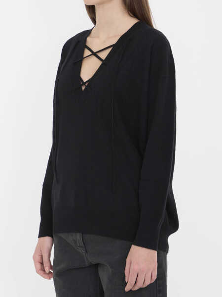 Pulovere Lisa Yang Erna Sweater BLACK Femei (BM 19355663) 2