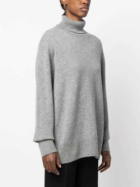 Pulovere casual THE ROW Stepny Top In Wool And Cashmere GREY Femei (BM 19355672) 3