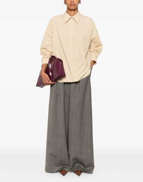 Camasi THE ROW Margan Shirt In Cotton BEIGE Femei (BM 19355693) 2