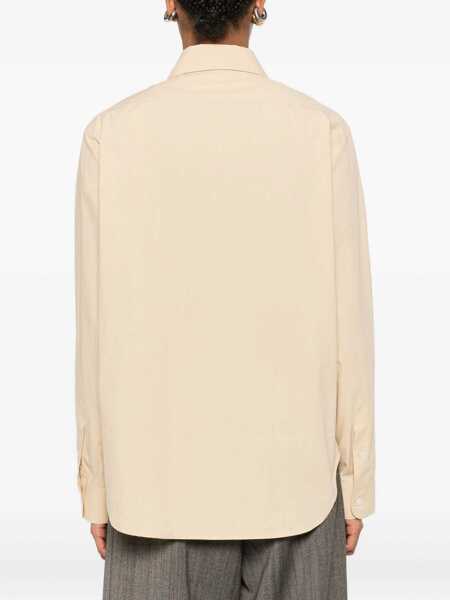 Camasi THE ROW Margan Shirt In Cotton BEIGE Femei (BM 19355693) 4