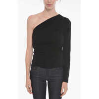 Tricouri Draped One-Shoulder Top Femei