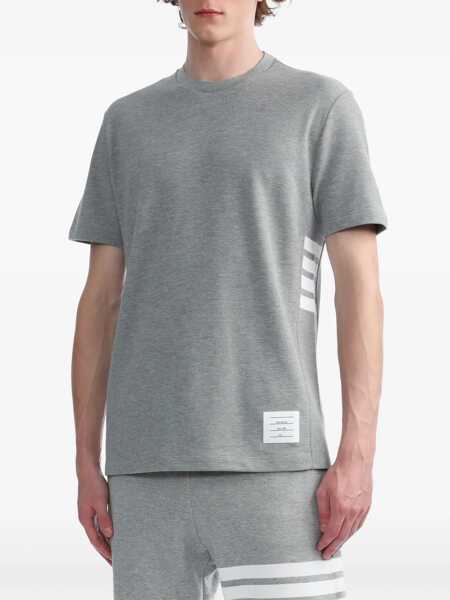 Tricouri Thom Browne Cotton T-Shirt LT GREY Barbati (BM 19355744) 3