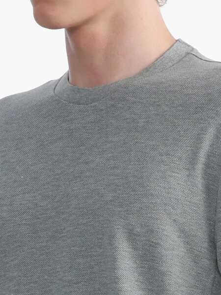 Tricouri Thom Browne Cotton T-Shirt LT GREY Barbati (BM 19355744) 5