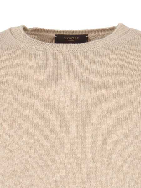 Pulovere SLOWEAR ZANONE CREW NECK SWEATER Beige Barbati (BM 19359939) 3