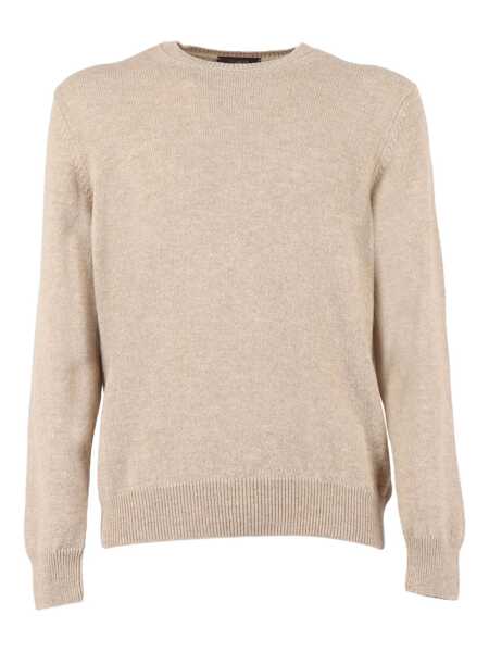 Pulovere SLOWEAR ZANONE CREW NECK SWEATER Beige Barbati (BM 19359939) 1