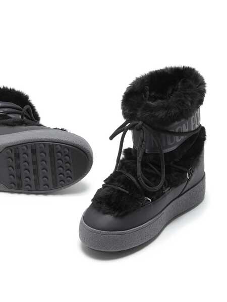 Bocanci Moon Boot MB LTRACK FAUX FUR WP BOOTS Black   Femei (BM 19359942) 4