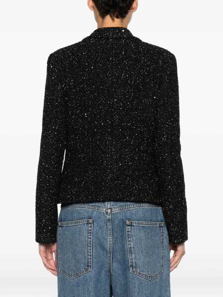 Paltoane Emporio Armani SHIRT JACKET Black   Femei (BM 19360065) 4