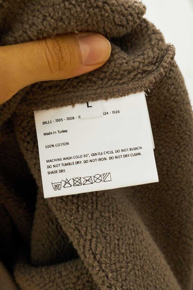 Pulovere ERL Erl Crewneck Sweatshirts Brown Barbati (BM 19360842) 5