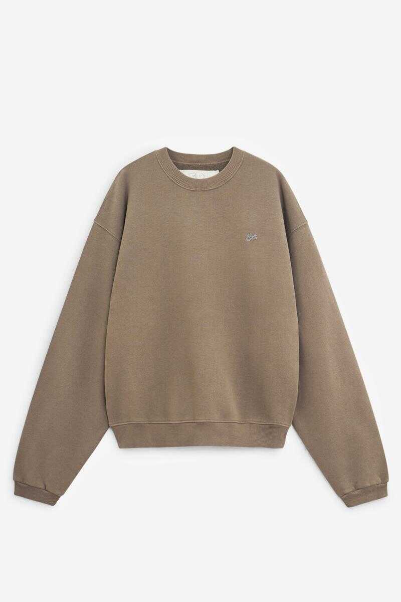 Pulovere ERL Erl Crewneck Sweatshirts Brown Barbati (BM 19360842) 1